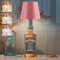 ZoneYan Lampada Bottiglia, Lampada Led per Bottiglia, Lampada da Tappo per Bottiglia, Lampada da Tavolo Touch Wireless Impermeabile Ip54, Perfetta per Uso Interno ed Esterno (rosa)