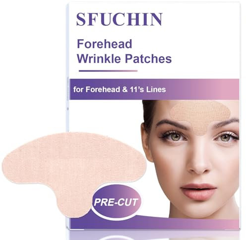 Zornesfalte Pflaster,Sufchin 20 Stück Face Lifting Tape Gegen Zornes Stirn Falten Overnight Schwitzfest & Hautverträglich,Anti Falten Pflaster Mit Positive Patch Effekt,Face Care Für Empfindliche Haut