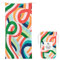 Dock & Bay Strandhandtuch - Schnell trocknende Mikrofaser, ohne Sand - Kompakt, Leicht - 100% recycelt - Inklusive Beutel - Fruit Loops, Large (160x90cm, 63x35)