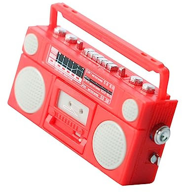 JOINPAYA Miniatur Radio Modell Dekoration Retro Design Für Puppenhaus Aus Hochwertigem Kreatives Zubehör Für Klassische Wohnaccessoires