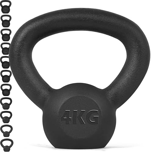 Senshi Japan Cast Iron Kettlebell, Cardio, Home & Functional Training, Muscle Building