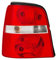 HELLA 2VP 008 759-051 Heckleuchte - Glühlampe - glasklar/rot - links - für u.a. VW Touran (1T1, 1T2)