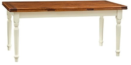 Biscottini Esstisch ausziehbar Made in Italy 180x90x80 cm | Esstisch Holz massiv | Küchentisch ausziehbar