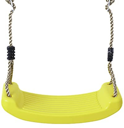 Gartenwelt Riegelsberger Plastic swing seat, garden swing, toddler swing, yellow