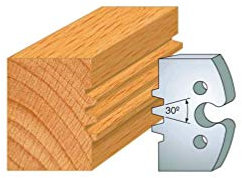246 : Jeu de 2 fers trapeze double ht 50 mm pour porte outils entr'axe plot 24 mm