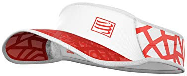 Compressport - Visière Casquette Spiderweb Ultralight -Protection Solaire Anti-UV - Légère - Évacuation et Sechage Rapide de la Transpiration - Taille Unique.