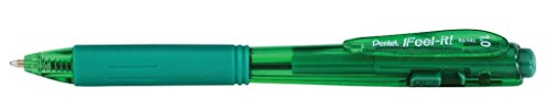 Pentel BX440-D Kugelschreiber, besonders weich schreibend 12er Pack grün