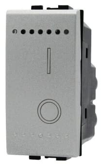 TOT ELECTRIC Interruttori bipolare 1/0 bianco compatibile con bticino living light, living international e air (Interruttore Bipolare 1/0)