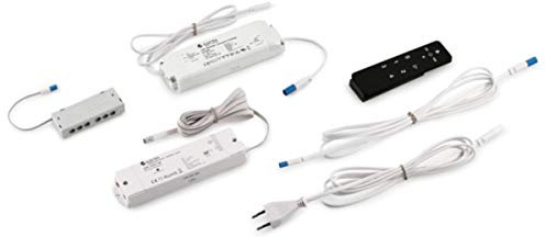 Kesseböhmer LINERO MosaiQ LED Steuerungsset zur stufenlosen Steuerung der Lichfarbe und Dimmer/Reling LED/Relingsystem