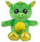 VFM - Dragon Plush Projector Night Light 9 - Super Soft Green Fluffy Fabric Toy With Embroidered Details - Create A Starry Sky For Sleeping Children