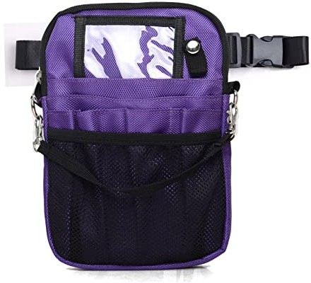 Krankenschwester Gürteltasche, Krankenschwester Bauchtasche, Utility Krankenschwester Tasche für Arbeit, Fit für Krankenschwester, RN, Vet-(nur Tasche)-Violett
