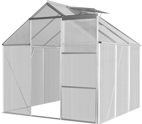 Pflanzen Kölle Basic Gewächshaus mit Aluminiumrahmen, Silber