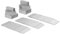 Agrafes et clous – lot de 5000 pièces - 20-25-32 mm - Pour agrafeuses/pistolets à clous électriques – Standard universel - Compatibles avec VONROC SG503DC