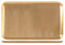 H&h vassoio inox rettangolare oro cm 42x28