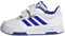 adidas Mixte bébé Tensaur Hook and Loop Shoes Chaussures de Course, Cloud White/Lucid Blue/Black, 24 EU