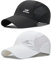 AYPOW 2 Confezioni Cappello da Baseball Asciugatura Rapida Uomo e Donna, Sport all'Aria Aperta Leggero Pieghevole Lavabile Cappellini da Baseball cap, Moda Traspirante Cappellino Visiera Berretto