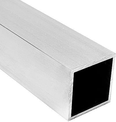 PRIOstahl Tubo cuadrado de aluminio, tubo cuadrado, perfil cuadrado, 1 tubo, tamaño: 60 x 60 x 4 mm, longitud: 1000 mm EN AW-6063 t6 sin soldadura para construcción creativa de aluminio