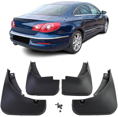 Schmutzfänger Set vorne und hinten Schwarz für VW Passat CC 35 08-12