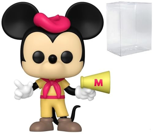 POP Disney 100 - Mickey Mouse Club, Mickey Funko Vinyl Figure (Bundled with Compatible Box Protector Case), Multicolored, 3.75 inches
