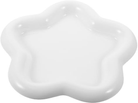 MAGICLULU Plateau De Rangement Céramique Forme De Fleurs Assiette Décorative Pour Bijoux Accessoires Et Objets De Valeur Pour Maison