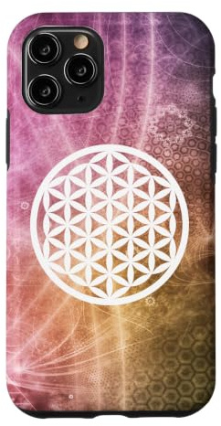 Hülle für iPhone 11 Pro Lebensblume Flower Of Life Blume des Lebens Lebensblumen