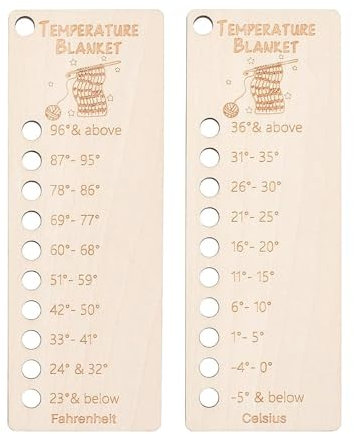 Farbführer-Set, 2 Stück, Temperatur-Farbtabelle, tragbares Farbdiagramm, Referenzwerkzeug, wiederverwendbare Farbkarte, Holzwolle, Schatten, Organizer, Karte, geeignet für Fadenhandwerk, Häkeln,