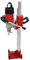 Trapano Calcestruzzo Carotatrice Bagnata Secca Trapano, 740 giri/min Macchina di carotaggio 2,3KW, Calcestruzzo Armato Portatile 0-165mm Trapano Diamante Foratura Bagnato per Forare Fori Calcestruzzo