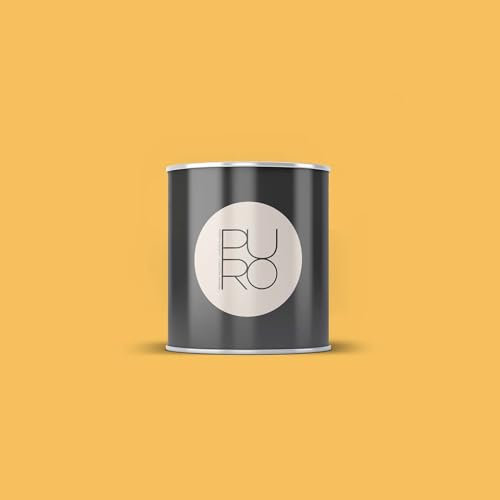 BRICOFLOR Wandfarbe orange mango für Innen für Kinderzimmer und Schlafzimmer mit Deckkraftklasse 1 in 1, 2,5 und 5 l Eimern