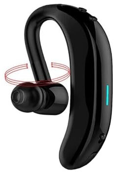 SLuB Auricolare Bluetooth Wireless Bluetooth 5.4 In-Ear Auricolare monoauricolare Microfono incorporato di alta qualità Orientabile a 180° Universale per orecchio destro e sinistro(Grigio)