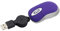 Ronlok Mini USB con Cable Ratón retráctil Pequeño y pequeño ratón 1600 dpi Óptico Compacto Ratones de Viaje para 98 2000 XP Vista Versión