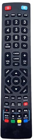 JZK Mando a Distancia Compatible con Blaupunkt 3D TV, Mando a Distancia de Repuesto para Blaupunkt LCD/LED Television BLF RMC 0005 SHW RMC 0103