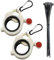 2 PCS Cable Tie Holder,Zip Tie Organiser Holder,Cable Tie Organiser with 20 Zip Ties,Reusable Tie Wrap Holder,Fits Most Zip Ties,Suitable for Indoor and Outdoor Use