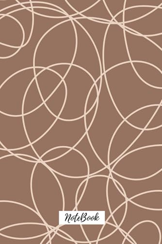 Mocha Mousse Pantone Notebook Color of the Year 2025: Lined Journal with pantone mocha mousse Color