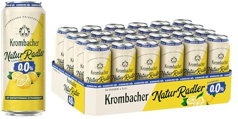 Krombacher Natur Radler o,0% Alkoholfrei Dose (24 x 0,5 l)