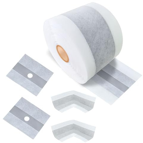 AOAOAJIAO Kit Etancheite Douche, Etancheite Douche Bande, Bande Etancheite Salle de Bain, Natte D'étanchéité Sous Carrelage, Etancheite Sous Carrelage (15m x 12cm)
