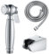 Retrò Spruzzatore per Bidet Portatile a Parete Ottone Bidet Portatile Kit Acqua Fredda Spruzzatore per WC con Tubo Doccia da 1.5m(Chrome)
