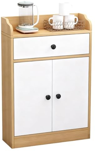 QSNYJPL Heater Covers for Radiators Radiator Cover Shelf Solid Wood Granule Board Heating Decorative Cabinet with Storage Platform and Drawer for Home Living Home(Yellow)