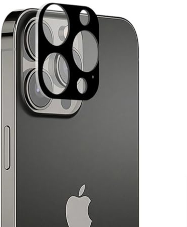 Techsuit Kameraschutz für iPhone 13 Pro, iPhone 13 Pro Max mit 9H Härte, Kristallklar, Kratzfest, Hohe Bildschärfe, Einfache Installation, Full Camera