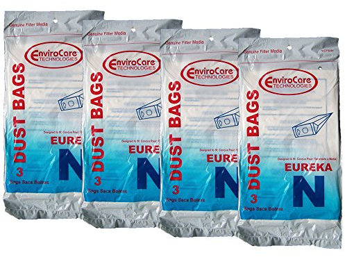 12 Eureka Mighty Milben Allergie Vakuum Style N Taschen, saugmaschinen, 57988, 57988 A, 57988–12, 57989, 57989–12, (Filteraire), 54920–10, 3600 durch 3650 Serie