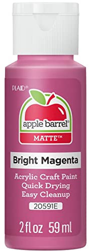 Apple Barrel Acrylic Paint, Bright Magenta, 2oz