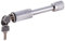 MaxxHaul 70050 Anhängerkupplungsschloss, robust, 1,6 cm, Anhängerkupplung, Empfängerstift mit 2 Schlüsseln, Chrom