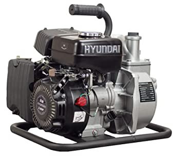 Hyundai 163cc 5.5hp Professional Petrol Water Pump 2/50mm Outlet, 32m Total Lift, Clean Water Pump, 466L/m Portable with 3 Year Warranty