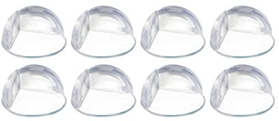 hauck Corner Me 2 hörnskydd och kantskydd för barnsäkring, stöttåligt för baby och barn, hörnför bord och möbler, babyskydd, 8 stycken, transparent