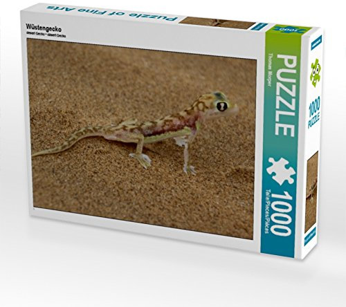 CALVENDO Puzzle Wüstengecko 1000 Teile Puzzle quer | 1000 Teile Lege-Größe 64 x 48 cm Foto-Puzzle für glückliche Stunden