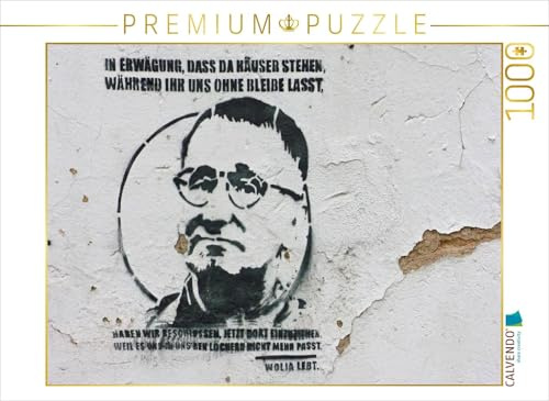 CALVENDO Puzzle EIN Bild aus dem Kalender Stencil Art IN Berlin 2017 / UK-Version | 1000 Teile Lege-Größe 64 x 48 cm Foto-Puzzle für glückliche Stunden