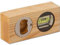 HOFMEISTER® Mini-Wasserwaage mit Flaschenöffner, 10 cm, für Bilder, Möbel & Fußböden, Richtwaage mit Libelle, 100% Made in Germany, aus geöltem Eschen-Holz