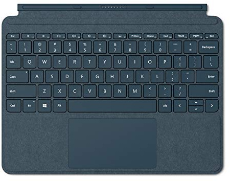 Microsoft Surface Go Type (Versione Straniera) Cover Tastiera per dispositivo Mobile Blu QWERTY Microsoft Cover Port