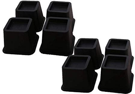 Tubayia 8 Stück Bett Erhöhung Hebebühnen Betterhöhung Möbelerhöher für Sofa Schrank Tisch