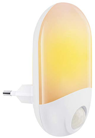 Mengjay Veilleuse Enfant LED avec Détecteur de Mouvement & Capteur de Lumière, Lampe Nuit à Plug-and-Play Veilleuse Eclairage pour Chambre Bébé,Salon,Salle de Bain,Couloir,Escalier,Placard