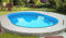 Poolprofi Stahlwandbecken Rhodos oval 3,50m x 7,00m x 1,50m Einzelbecken Folie 0,6mm mosaik